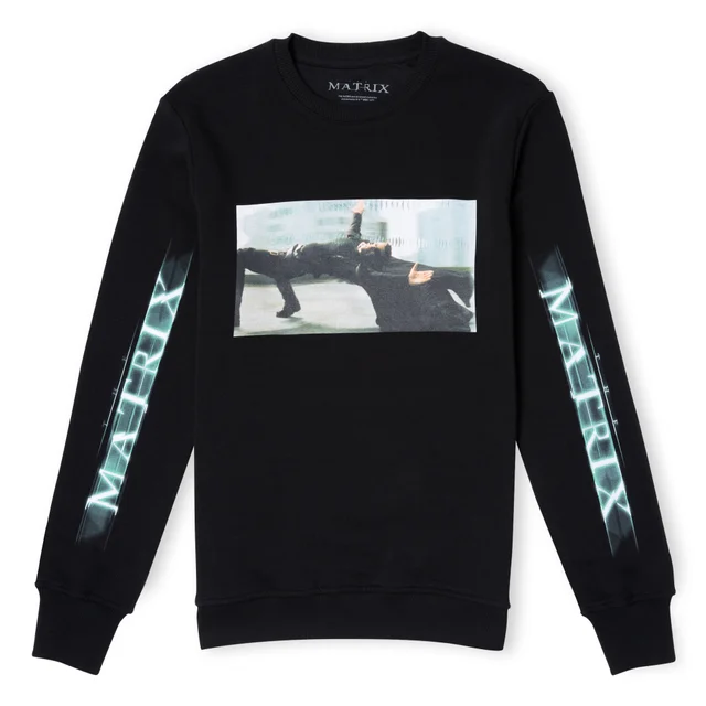 The Matrix Logo Code Sweatshirt - Black