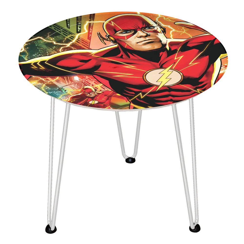 Decorsome x DC The Flash Wooden Side Table - White Image 1