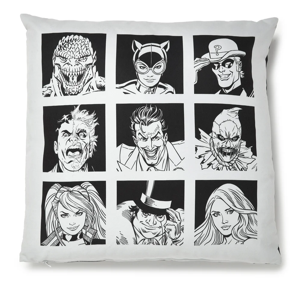 Batman Villains Icon Cushion Square Cushion - 50x50cm Image 1