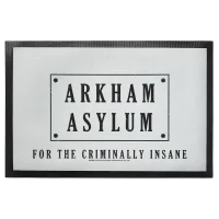 Batman Villains Arkham Asylum Entrance Mat - undefined undefined