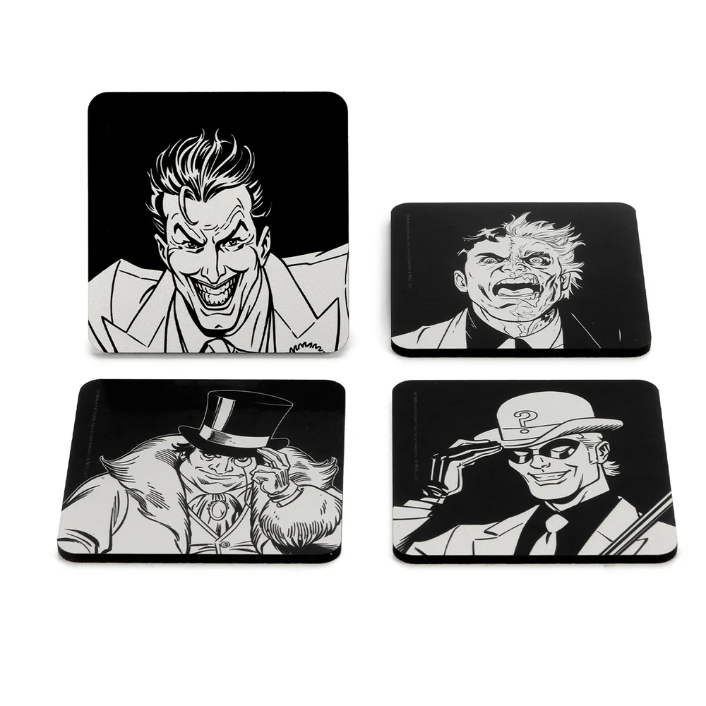 Batman Villains Icon Coaster Set Image 1