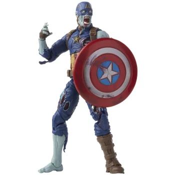 Hasbro Marvel Legends Series Zombie Captain America What If Action Figure and Build-a-Figure Parts