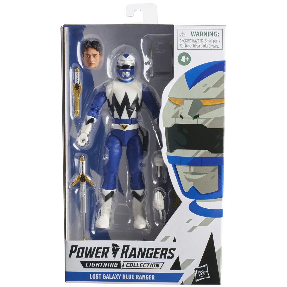 Hasbro Power Rangers Lightning Collection Lost Galaxy Blue Ranger Figure Image 1