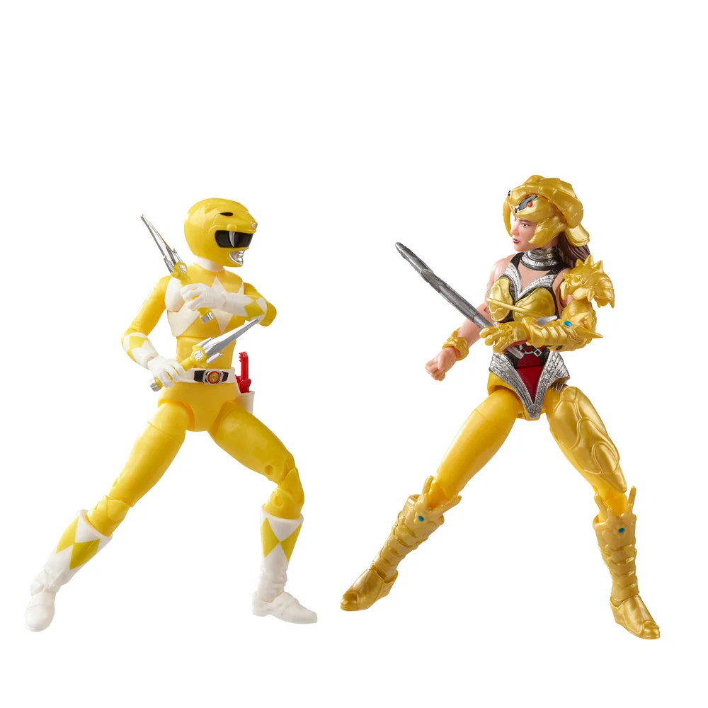 Hasbro Power Rangers Lightning Collection Mighty Morphin Yellow Ranger Vs. Scorpina 2-Pack Action Figure Image 1