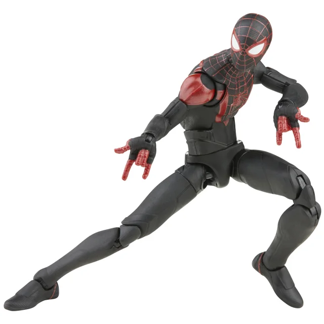 Hasbro Marvel Legends Series Gamerverse Miles Morales 6 Inch Action Figure and Build-A-Figure Part