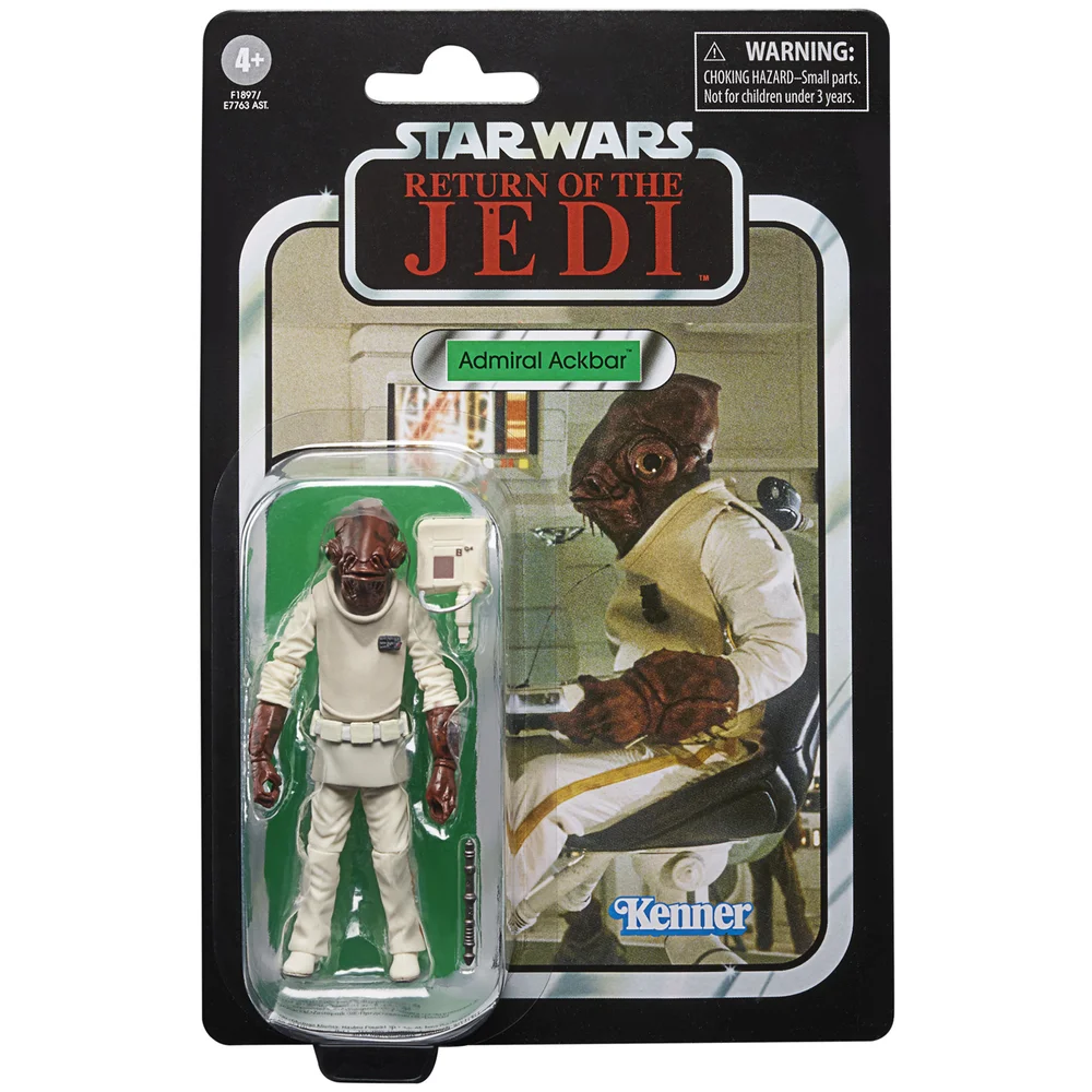 Hasbro Star Wars The Vintage Collection Return of the Jedi Admiral Ackbar Action Figure Image 1