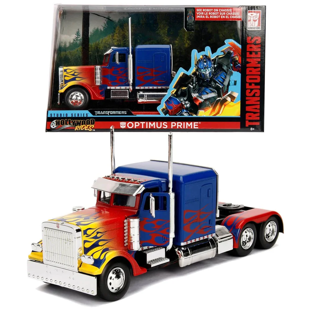 Jada Toys Transformers T1 Optimus Prime 1:24 Image 1