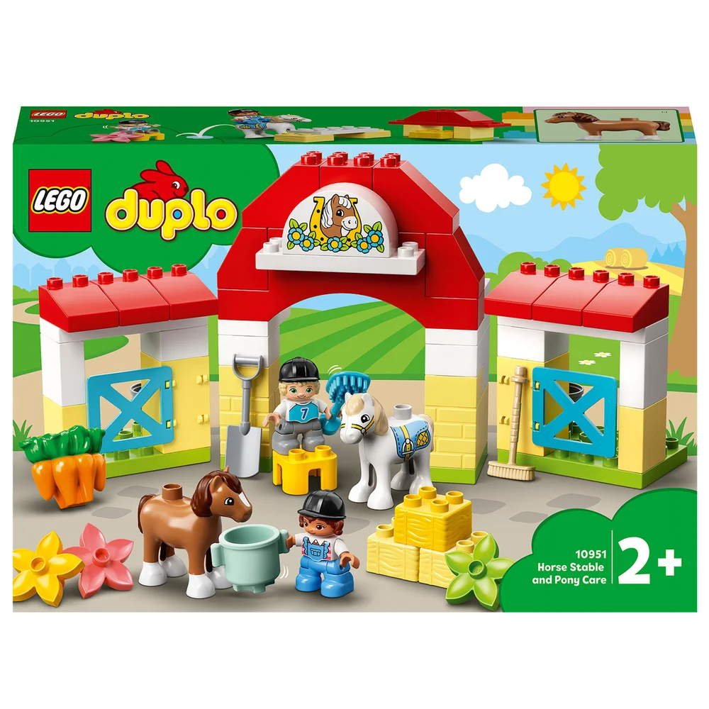 LEGO DUPLO Town: Horse Stable and Pony Care Toddler Toy (10951) Image 1