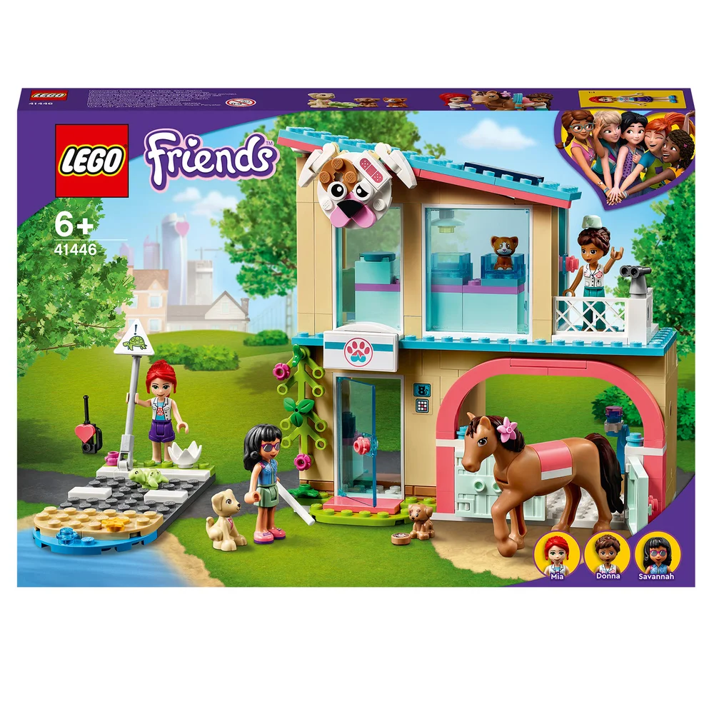 LEGO Friends: Heartlake City Vet Clinic Horse Toy (41446) Image 1