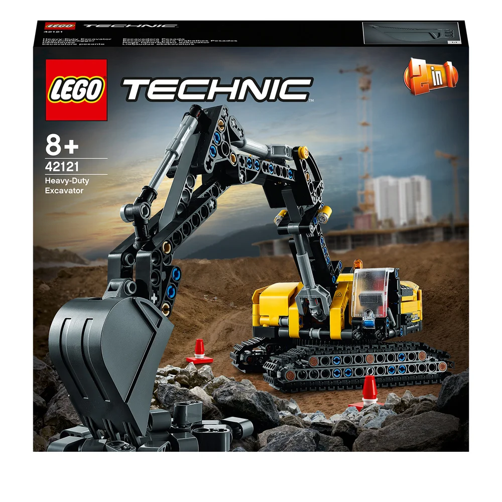 LEGO Technic: Heavy-Duty Excavator 2 in 1 Building Set (42121) Image 1
