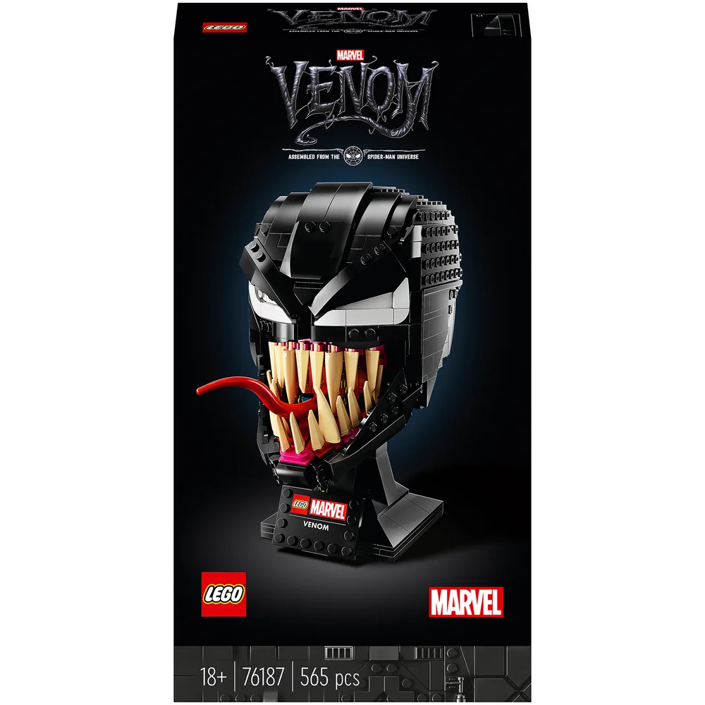 LEGO Marvel Spider-Man Venom Mask Adult Set (76187) Image 1