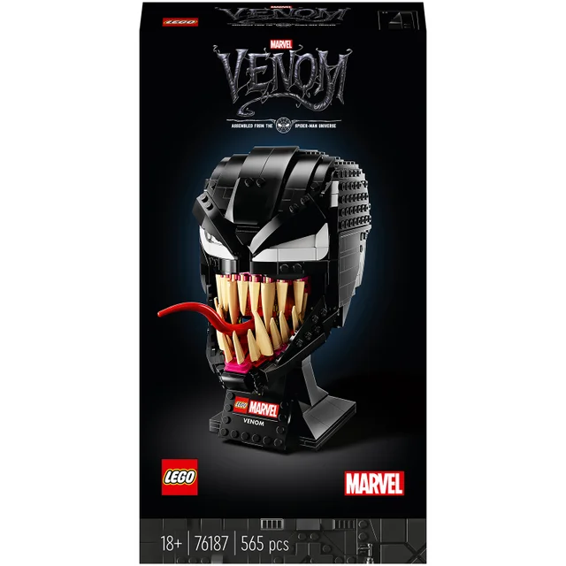 LEGO Marvel Spider-Man Venom Mask Adult Set (76187)