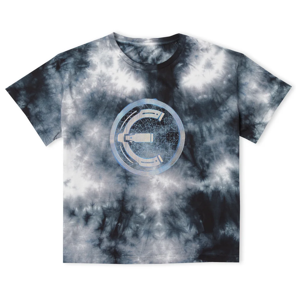 Marvel Eternals Constellations Women's Cropped T-Shirt - Black Tie Die - S Image 1