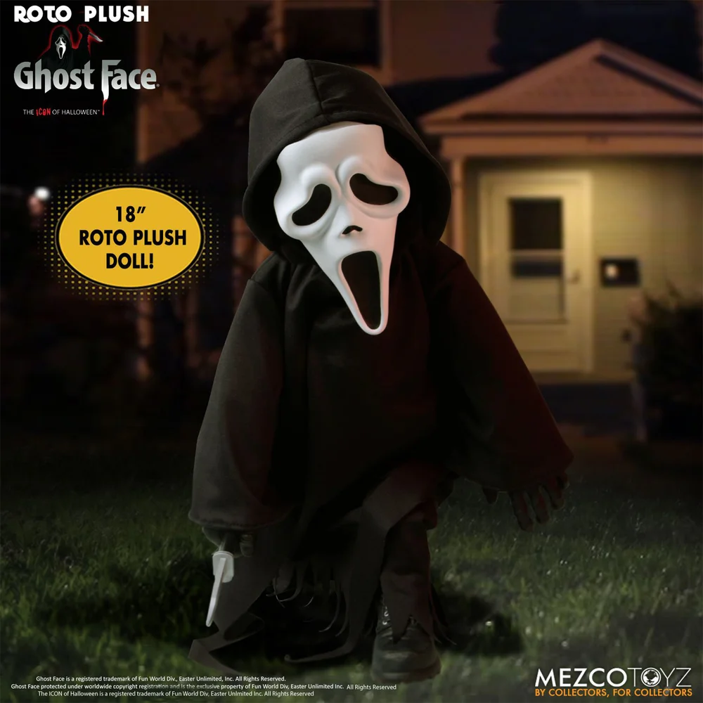 Mezco Scream Ghost Face MDS 18 Inch Roto Plush Figure Image 1