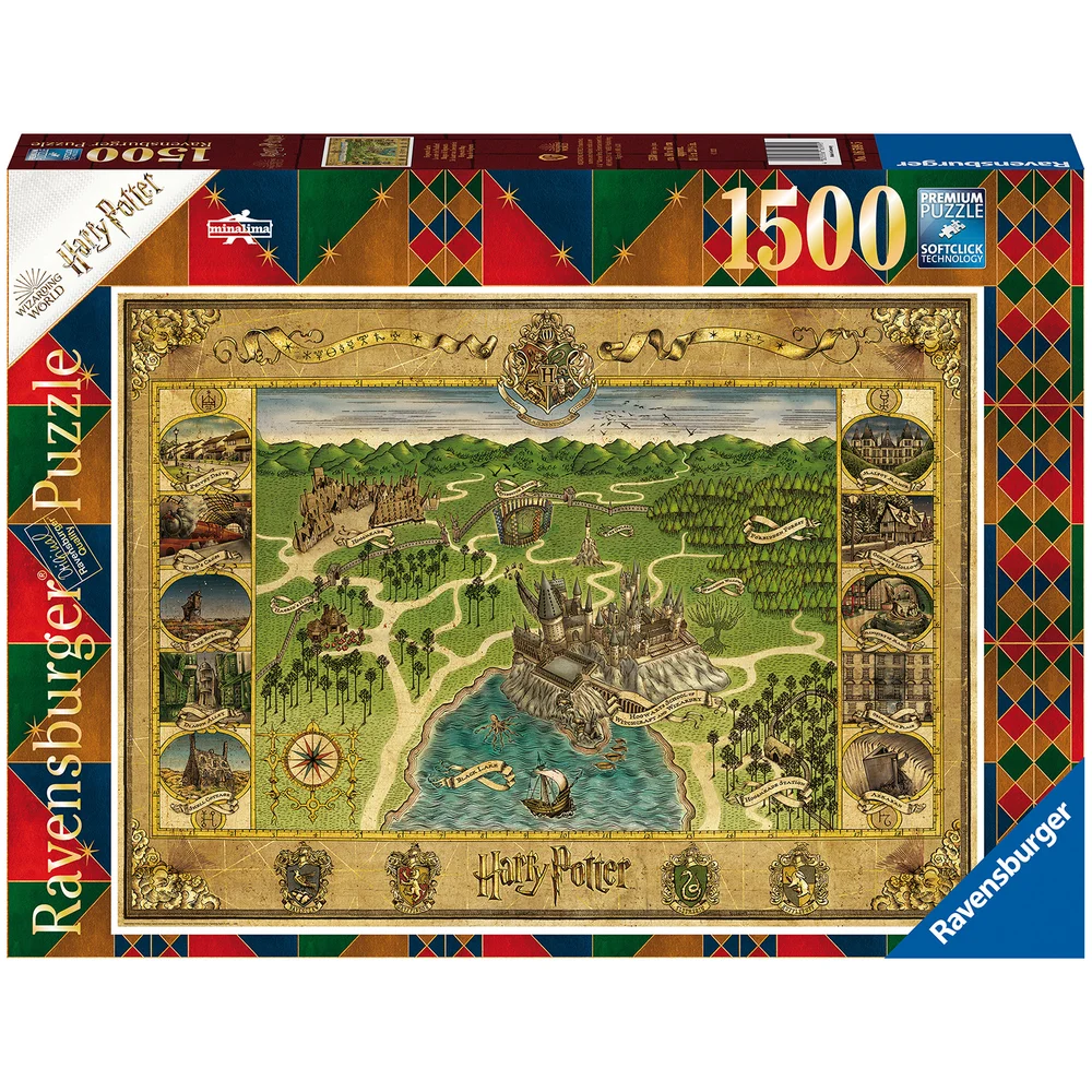 Harry Potter Hogwarts Map Jigsaw Puzzle (1500 Pieces) Image 1