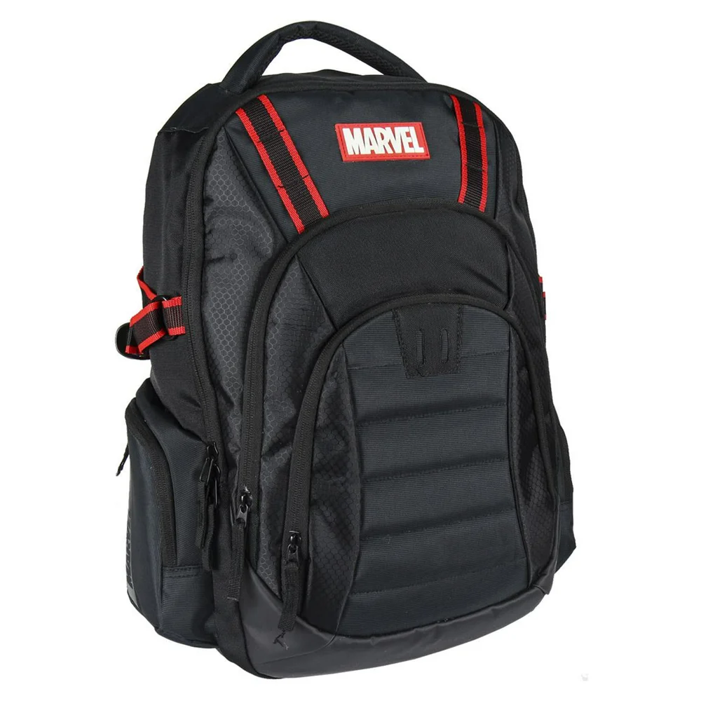 Marvel Logo Travel Backpack - Black Image 1