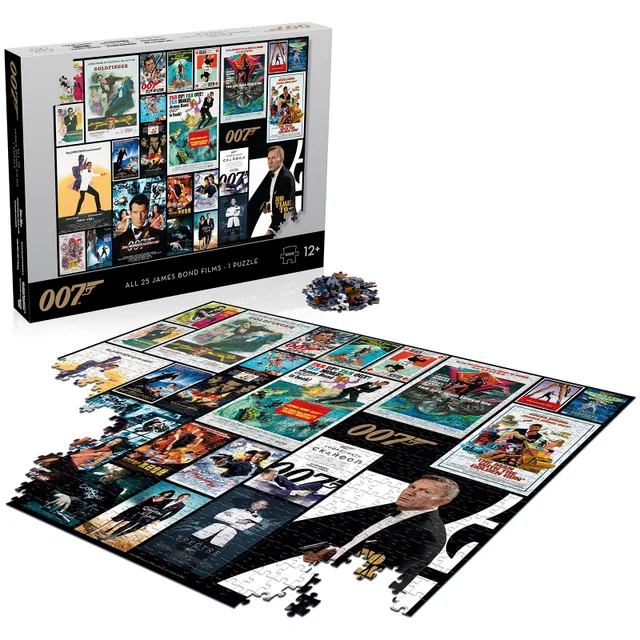 James Bond Movie Posters 1000 piece Jigsaw Puzzle