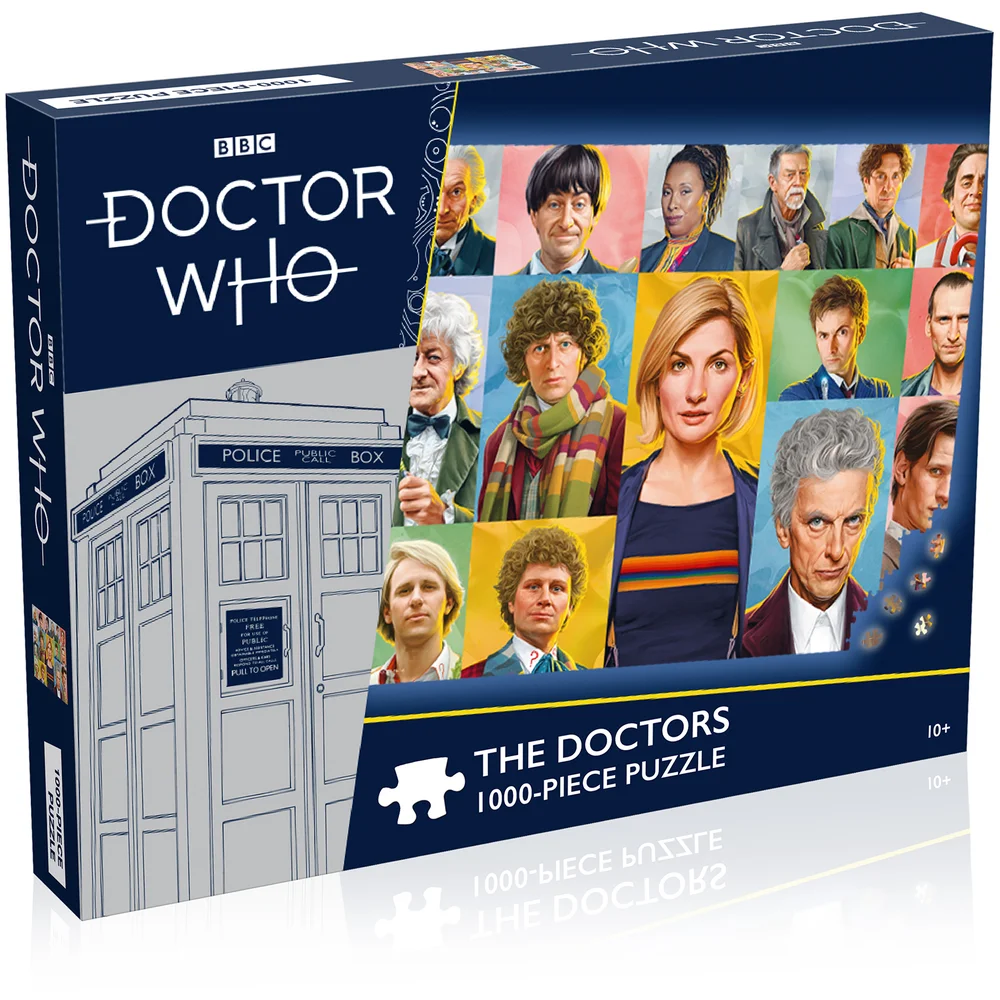 Doctor Who The Doctors 1000 piece Jigsaw Puzzle Image 1
