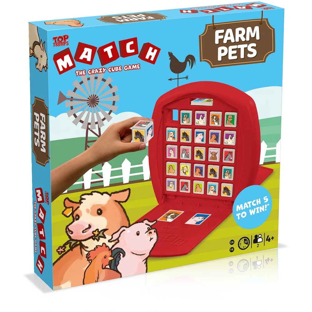 Farm Pets Top Trumps Match Board Game Image 1