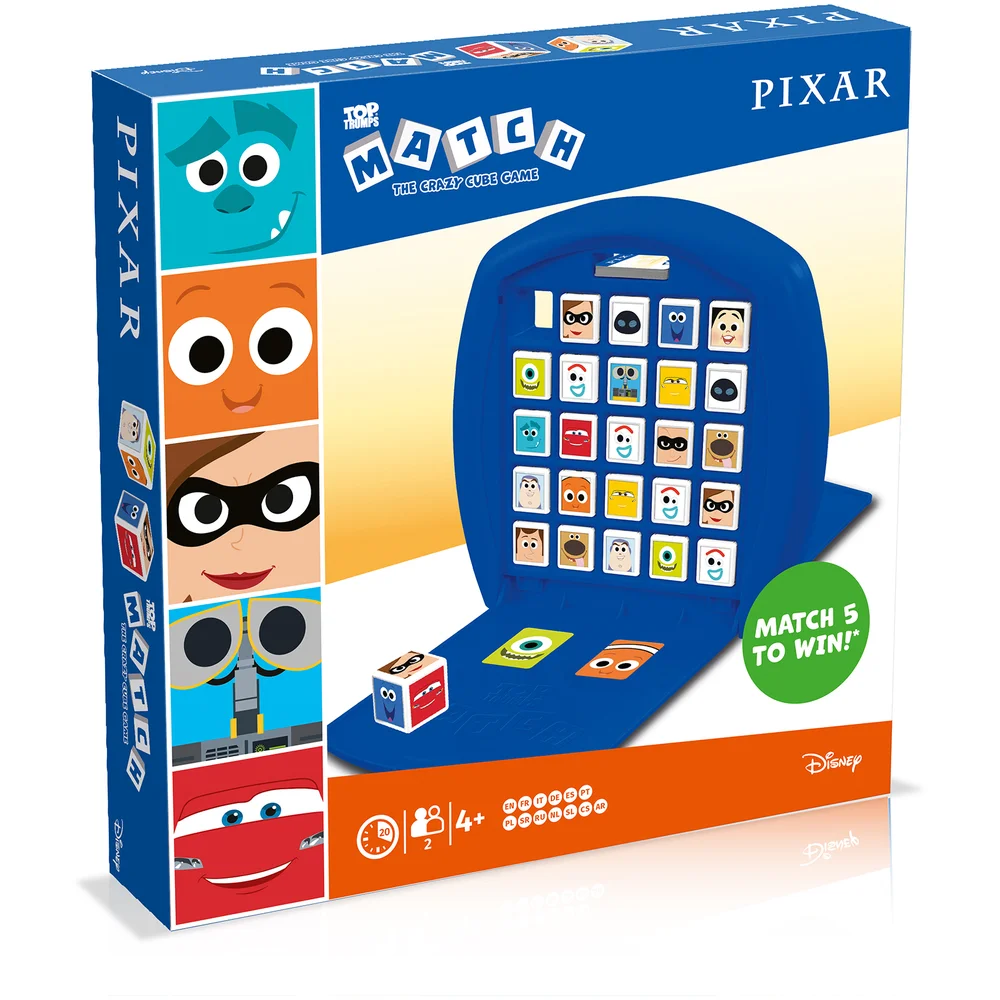 Pixar Top Trumps Match Board Game Image 1