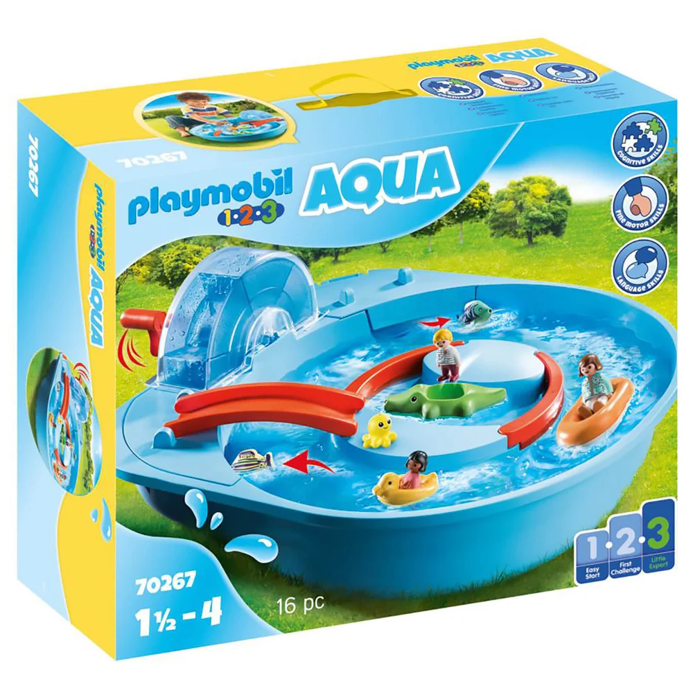 Playmobil AQUA Splish Splash Water Park For 18+ Months (70267) Image 1