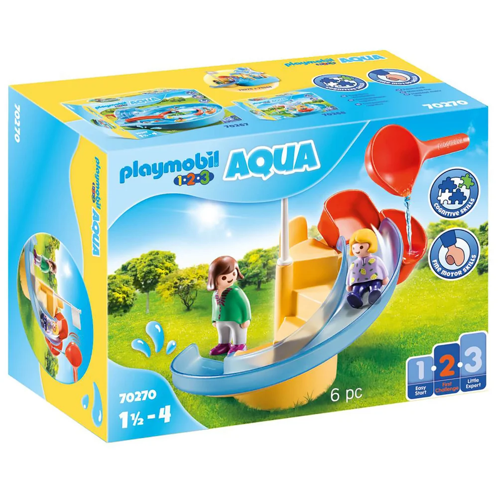 Playmobil AQUA Water Slide For 18+ Months (70270) Image 1