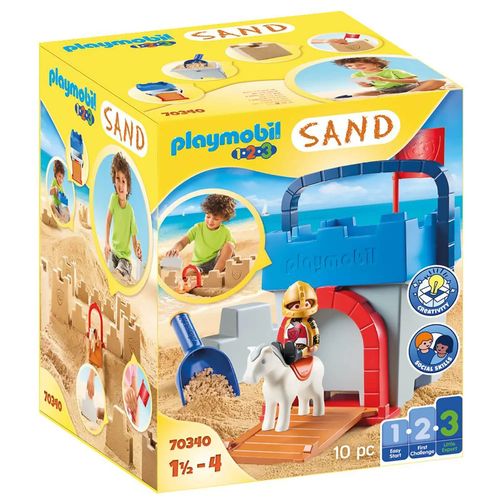 Playmobil SAND Knight's Castle Sand Bucket For 18+ Months (70340) Image 1
