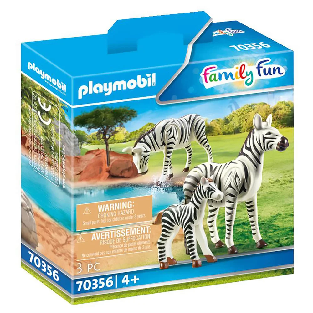 Playmobil Family Fun Zebras with Foal (70356) Image 1