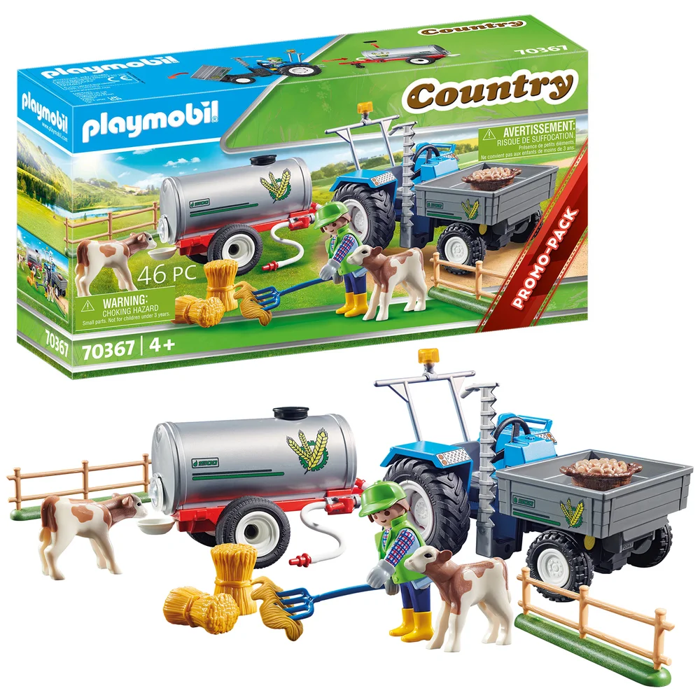 Playmobil Country Promo Loading Tractor with Water Tank (70367) Image 1