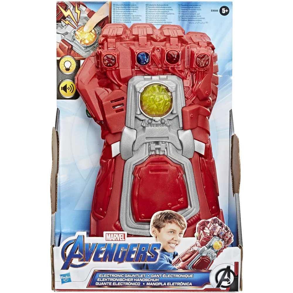 Hasbro Marvel Avengers Endgame - Red Infinity Gauntlet Electronic Toy Image 1