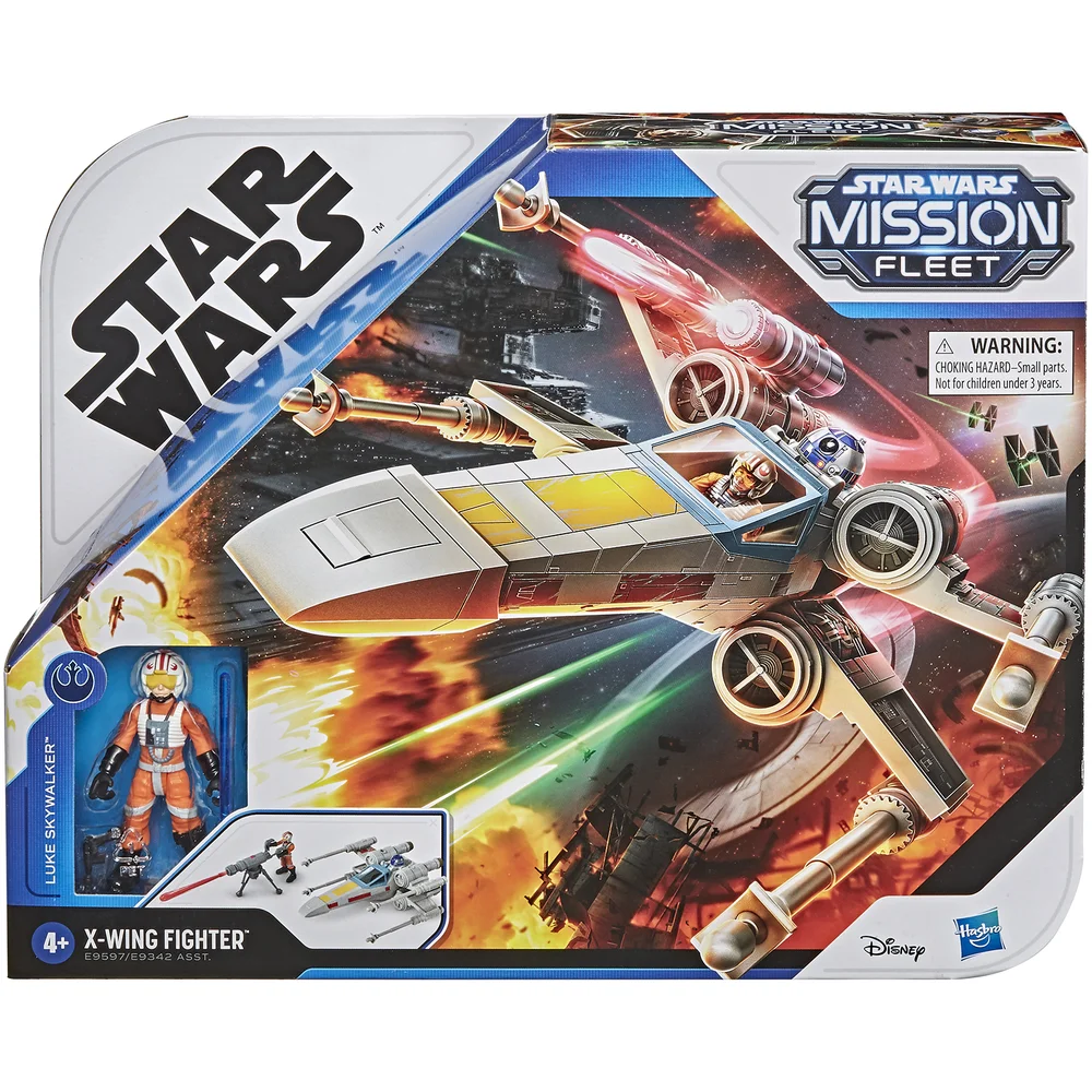 Hasbro Star Wars Mission Fleet Luke Skywalker X-wing Fighter Action Figure Image 1