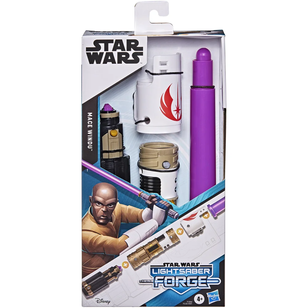 Hasbro Star Wars Forge Mace Windu Lightsaber Toy Image 1