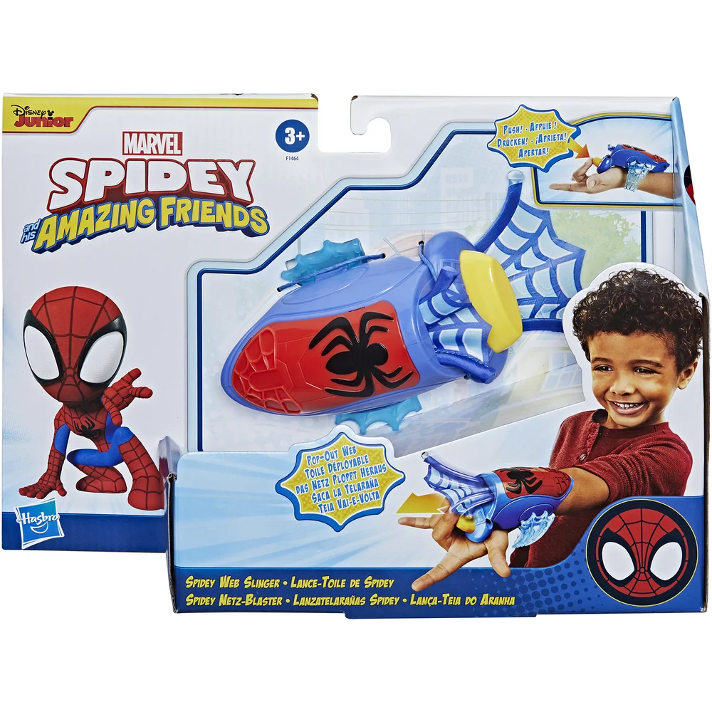 Hasbro Marvel Spidey and His Amazing Friends Spidey Web Slinger Wrist Toy Image 1