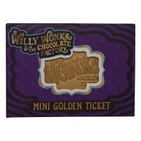 DUST! Willy Wonka Mini Golden Ticket Ingot Zavvi Exclusive - undefined undefined