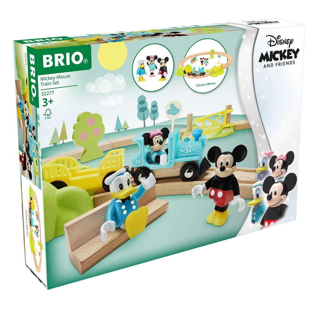 Brio Mickey Mouse Train Set Image 1