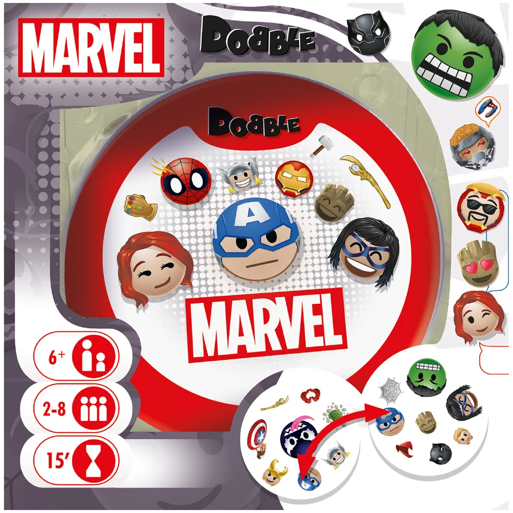 Dobble Card Game - Marvel Emoji Edition Image 1