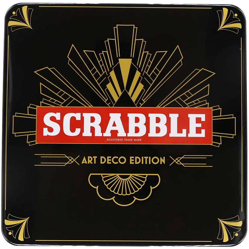Scrabble Board Game - Art Deco Tin Edition Image 1