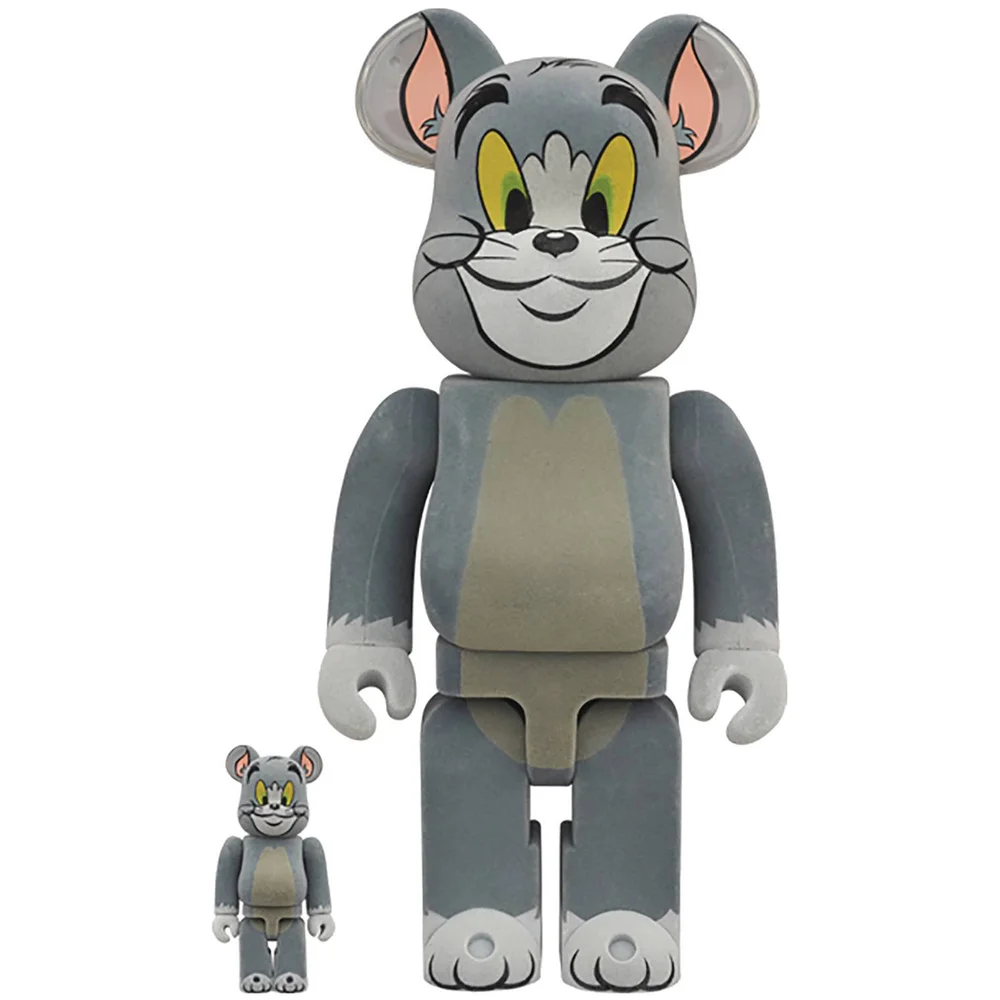 Medicom Tom & Jerry Flocky Tom 100% X 400% Be@rbrick 2-pack Image 1