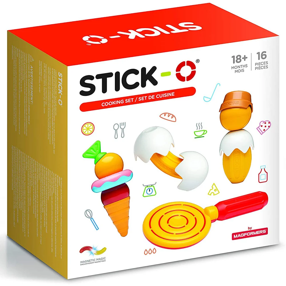 Stick-O - Cooking Magnetic Building Set (16pc) Image 1