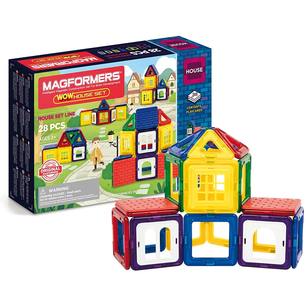 Magformers - WOW House Magnetic Building Set (28pc) Image 1