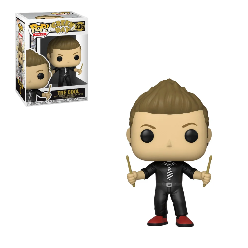 Green Day Tré Cool Funko Pop! Vinyl Image 1