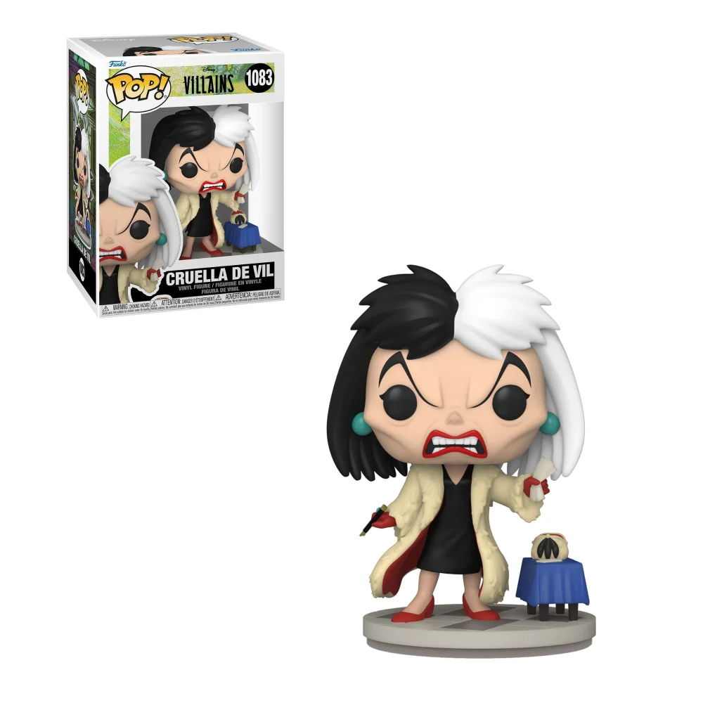 Disney Villains 101 Dalmatians Cruella de Vil Funko Pop! Vinyl Image 1