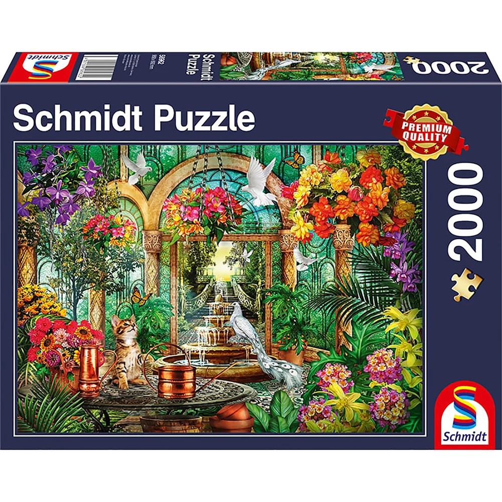 Animals in the Atrium Jigsaw Puzzle (2000 Pieces) Image 1