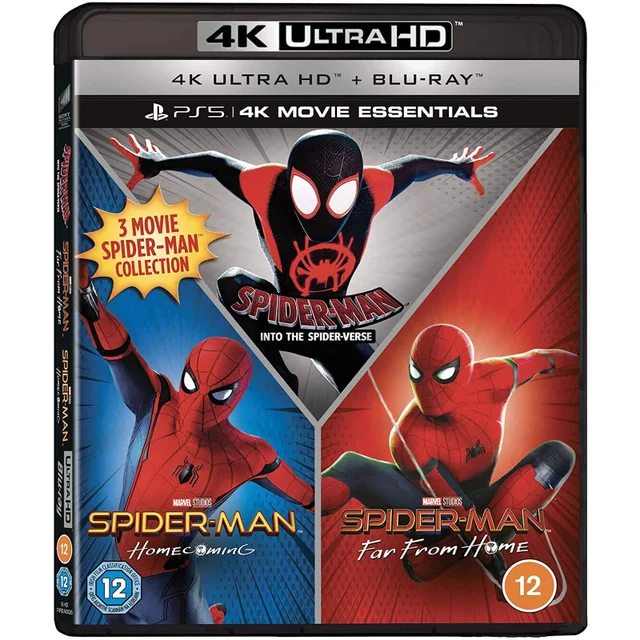 Spider-Man: Far From Home / Homecoming / Into The Spider-Verse - 4K Ultra HD Collection