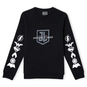 Justice League Zack Snyders JL Unisex Sweatshirt - Black
