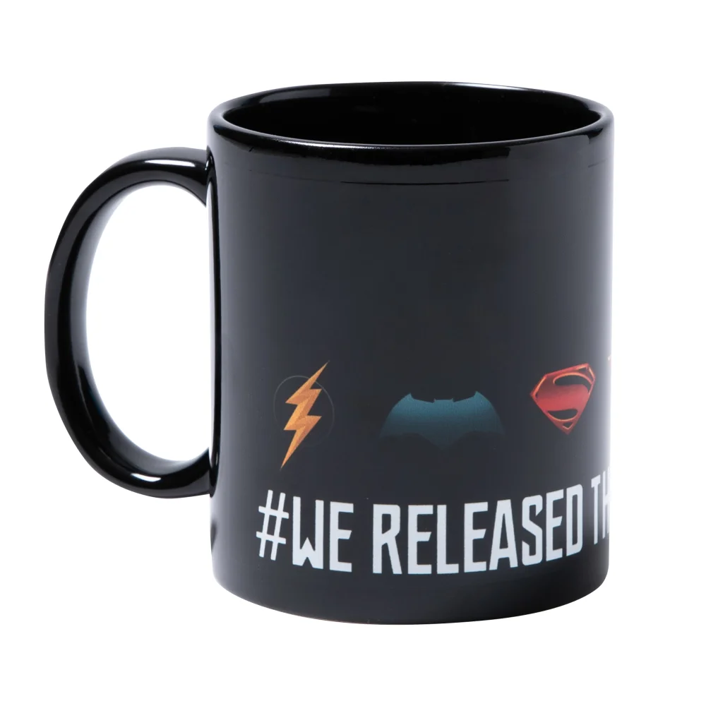 Justice League We Released The Snyder Cut Mug - Black Image 1
