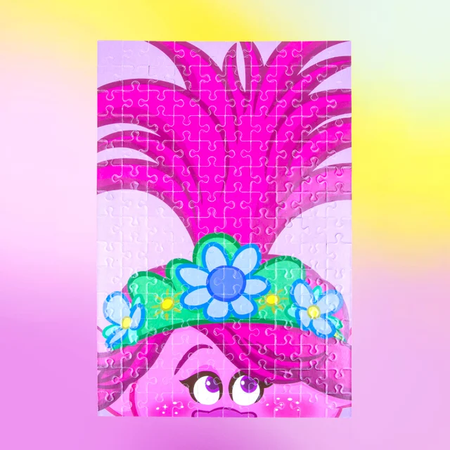 Trolls Double Sided Mystery Jigsaw Puzzle 100pcs