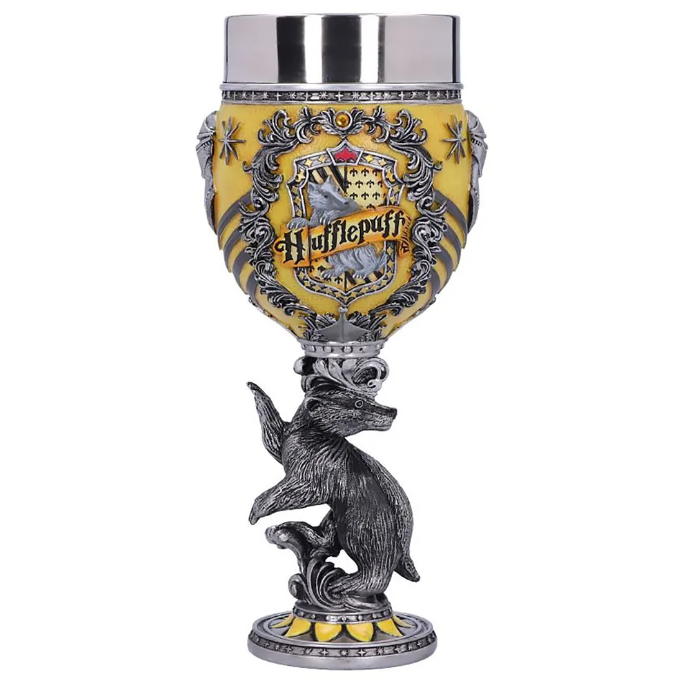 Harry Potter Hufflepuff Hogwarts House Collectible Goblet Image 1