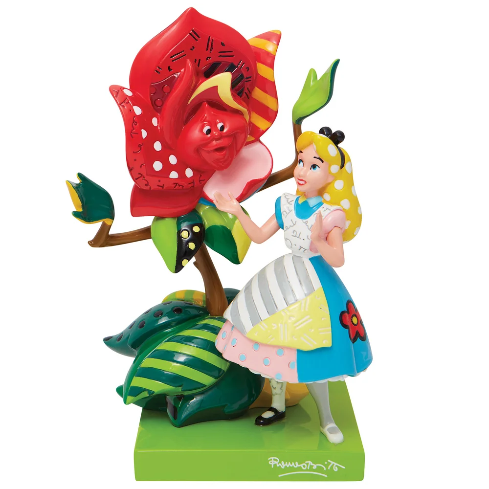 Disney Britto Collection Alice Figurine Image 1