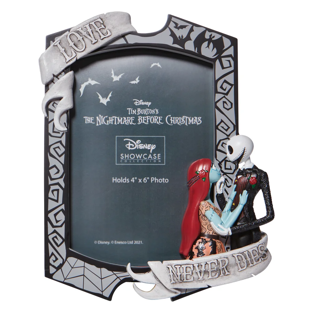 Enesco Disney Showcase Collection Jack and Sally Couture de Force Photo Frame (20cm) Image 1